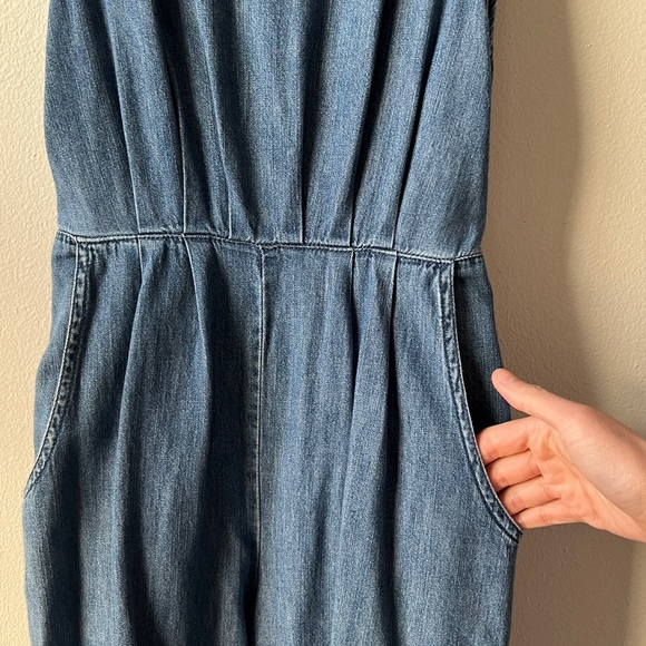 9. Free People Denim Jumpsuit - Picture 5 of 6
